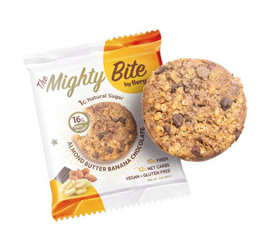 Mighty Bite - Almond Butter Banana Chocolate - Berg Bites - Clean Energy